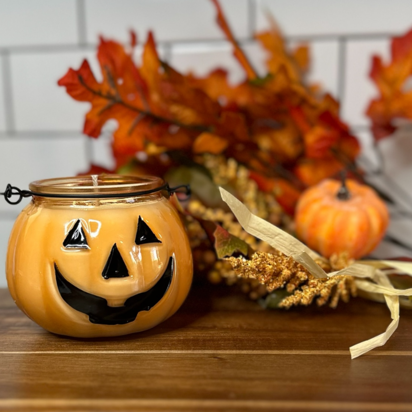 Jack-O-Lantern Candle