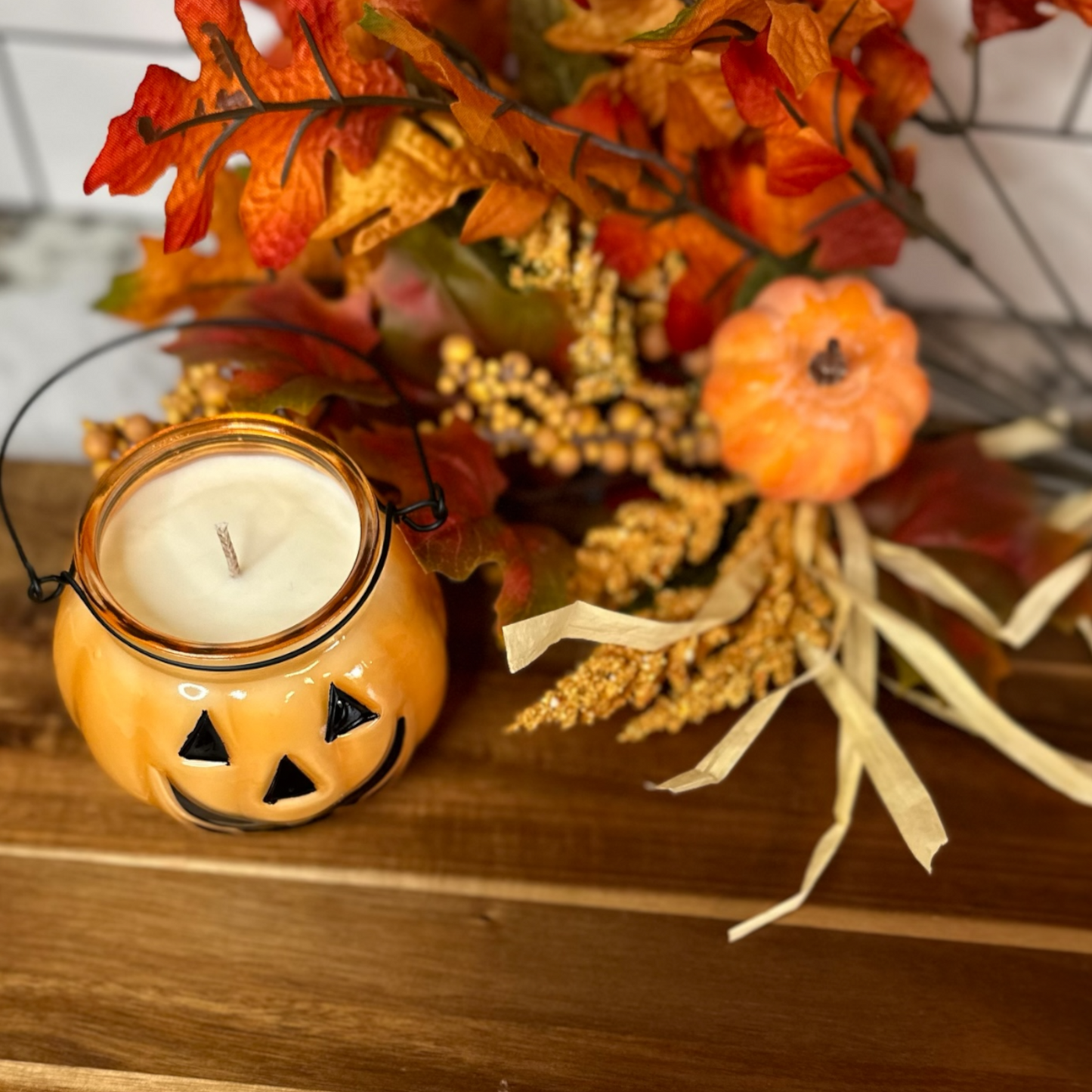 Jack-O-Lantern Candle